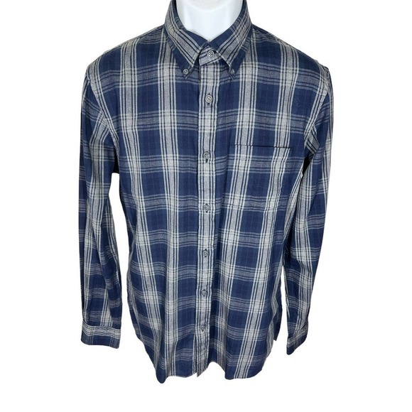 Brooks Brothers Red Fleece Blue Green Plaid Button Down Shirt Men's Size Med - Picture 1 of 6